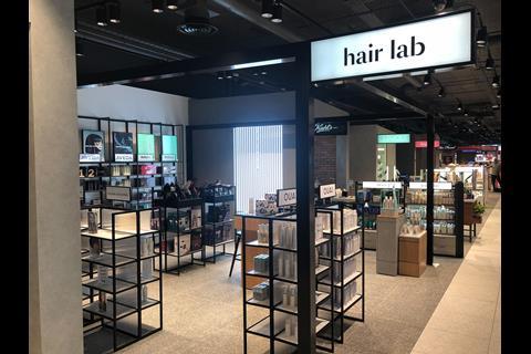 Lab areas of the store feature multibranded products